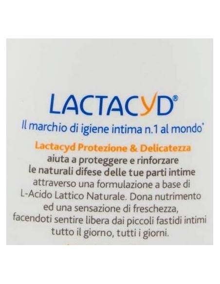 lactacyd detergente intimo - 200ml - protezione & delicatezza: tuttocasashop.live: igiene e cura della persona
