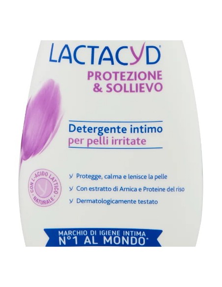 lactacyd detergente intimo - 200ml - protezione & sollievo - pelli irritate: tuttocasashop.live: igiene e cura della persona