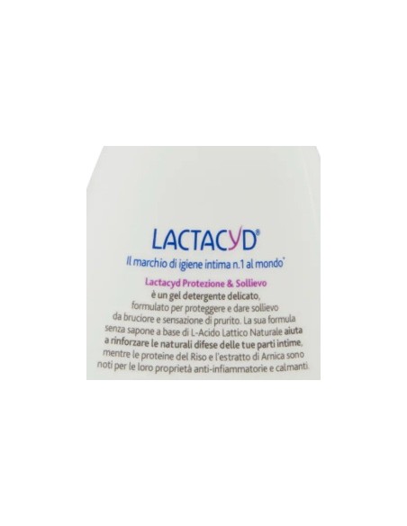 lactacyd detergente intimo - 200ml - protezione & sollievo - pelli irritate: tuttocasashop.live: igiene e cura della persona