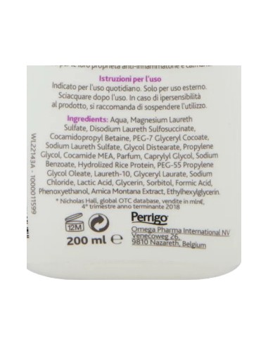 lactacyd detergente intimo - 200ml - protezione & sollievo - pelli irritate: tuttocasashop.live: igiene e cura della persona
