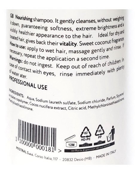 struktis shampoo professionale - 1 litro - cocco - nutriente secchi sfibrati: tuttocasashop.live: igiene e cura della persona