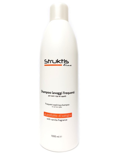 struktis shampoo professionale - 1 litro - vaniglia - lavaggi frequenti: tuttocasashop.live: igiene e cura della persona