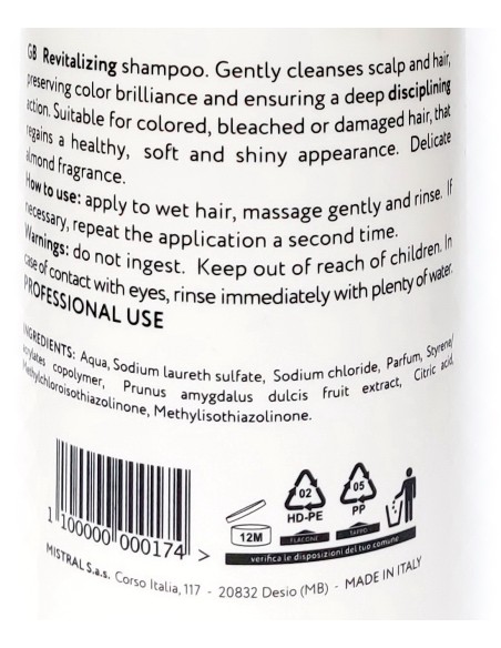struktis shampoo professionale - 1 litro - mandorla - rivitalizzante: tuttocasashop.live: igiene e cura della persona