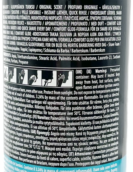 gillette schiuma da barba - 200ml - sensitive skin - pelli sensibili: tuttocasashop.live: igiene e cura della persona