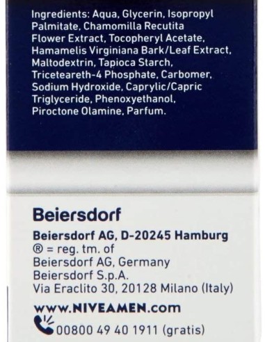 nivea for men after shave sensitive - 100ml - balsamo dopobarba senza alcool: tuttocasashop.live: igiene e cura della persona