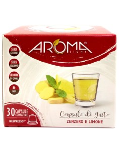 aroma light 30 capsule di gusto - zenzero e limone - compatibile nespresso: tuttocasashop.live: altro - bazar