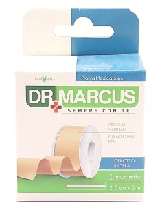 dr marcus rocchetto adesivo per medicazioni in tela - 2.5cm - 5 metri: tuttocasashop.live: igiene e cura della persona
