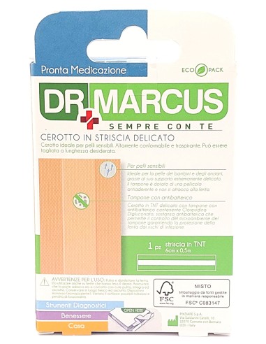 dr marcus cerotto delicato a striscia per medicazioni - 6x50cm: tuttocasashop.live: igiene e cura della persona