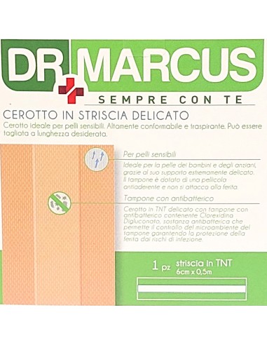 dr marcus cerotto delicato a striscia per medicazioni - 6x50cm: tuttocasashop.live: igiene e cura della persona