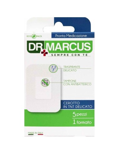 dr marcus cerotti per medicazione in tnt - 7x5cm - 5 pezzi: tuttocasashop.live: igiene e cura della persona