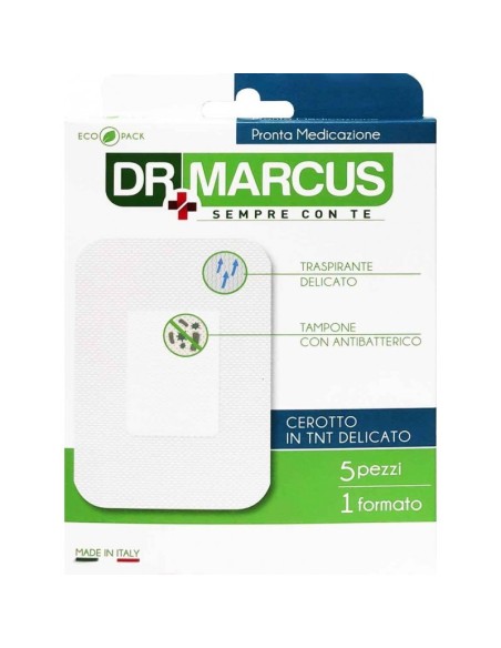 dr marcus cerotti per medicazione in tnt - 10x8cm - 5 pezzi: tuttocasashop.live: igiene e cura della persona