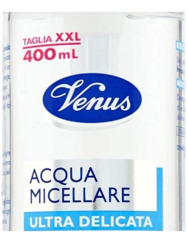 venus acqua micellare 400ml - ultra delicata - struccante viso occhi labbra: tuttocasashop.live: igiene e cura della persona