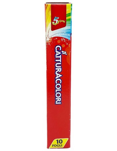 super five 5 - il cattura colori - 10 foglietti acchiappa colore - lavatrice: tuttocasashop.live: prodotti per bucato e tessuti