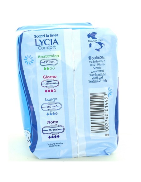 lycia assorbenti ultra maxi comfort - 12 pezzi - lungo con ali: tuttocasashop.live: igiene e cura della persona