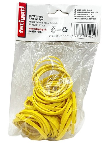 fatigati elastici da ufficio o multiuso - 50 grammi - diametro 12cm: tuttocasashop.live: altro - bazar