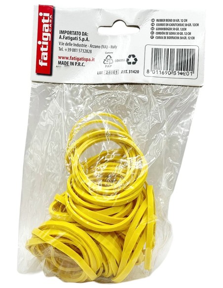 fatigati elastici da ufficio o multiuso - 50 grammi - diametro 12cm: tuttocasashop.live: altro - bazar