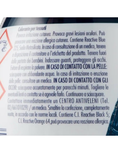 coloreria italiana colorante per tessuti - blue jeans: tuttocasashop.live: prodotti per bucato e tessuti
