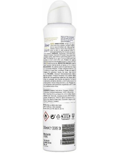 dove deodorante spray formato xl 250ml - nourishing secret - cocco: tuttocasashop.live: igiene e cura della persona