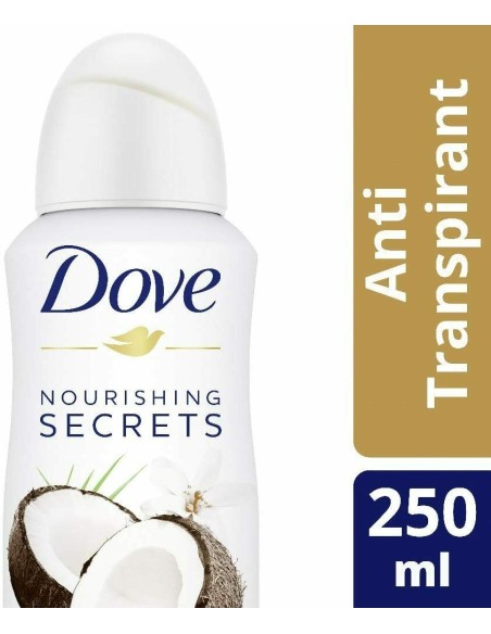 dove deodorante spray formato xl 250ml - nourishing secret - cocco: tuttocasashop.live: igiene e cura della persona