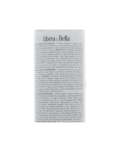libera e bella lacca capelli 250ml - tenuta naturale - pantenolo antiumidita: tuttocasashop.live: igiene e cura della persona
