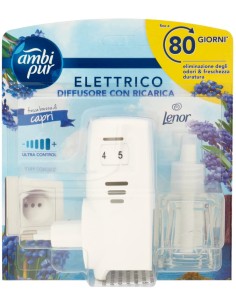 ambipur deodorante ambienti elettrico - 20ml 80 giorni - capri: tuttocasashop.live: pulizia e cura della casa
