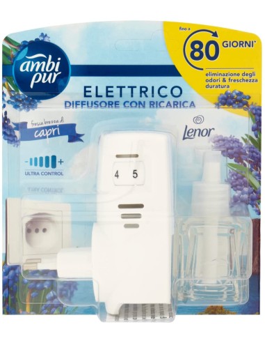 ambipur deodorante ambienti elettrico - 20ml 80 giorni - capri: tuttocasashop.live: pulizia e cura della casa