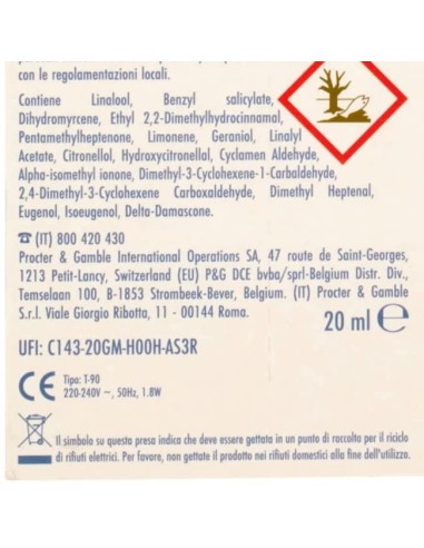 ambipur deodorante ambienti elettrico - 20ml 80 giorni - capri: tuttocasashop.live: pulizia e cura della casa