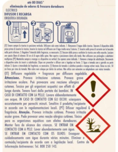 ambipur deodorante ambienti elettrico - 20ml 80 giorni - vaniglia: tuttocasashop.live: pulizia e cura della casa