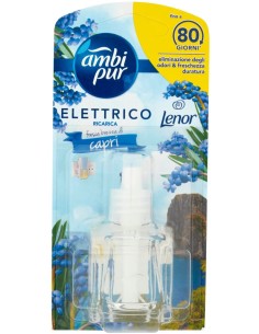 ambipur deodorante ambienti elettrico - 20ml 80 giorni - ricarica - capri: tuttocasashop.live: pulizia e cura della casa
