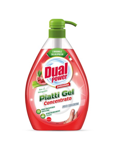 dual power detersivo per piatti e stoviglie con erogatore 1l aloe melograno: tuttocasashop.live: pulizia e cura della casa