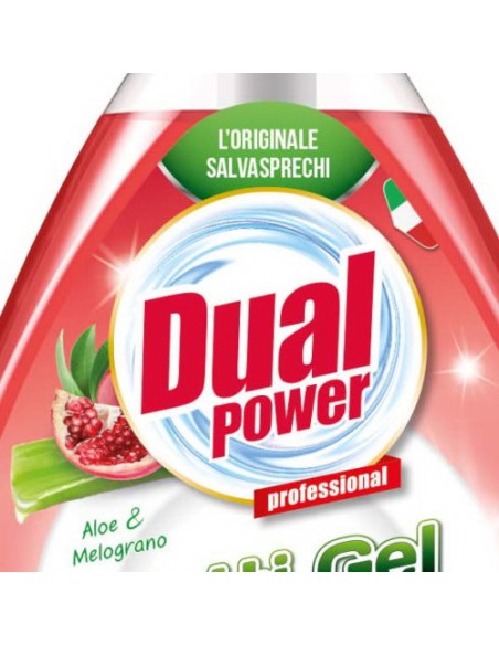 dual power detersivo per piatti e stoviglie con erogatore 1l aloe melograno: tuttocasashop.live: pulizia e cura della casa