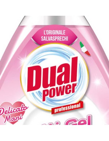 dual power detersivo per piatti e stoviglie con erogatore - 1l - delicato: tuttocasashop.live: pulizia e cura della casa
