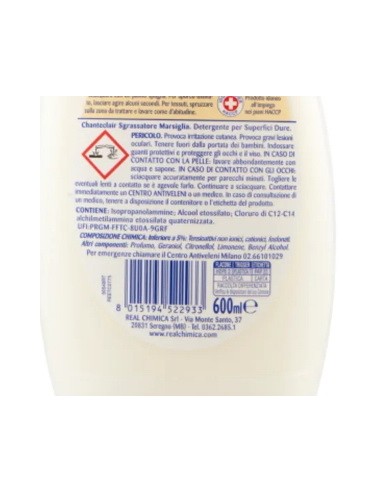 chanteclair sgrassatore universale spray 600ml - marsiglia: tuttocasashop.live: pulizia e cura della casa