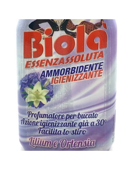biola' essenzassoluta ammorbidente igienizzante - 300ml - lilium&ortensia: tuttocasashop.live: prodotti per bucato e tessuti