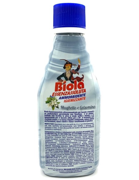 biola' essenzassoluta ammorbidente igienizzante - 300ml - mughetto&gelsomino: tuttocasashop.live: prodotti per bucato e tessuti