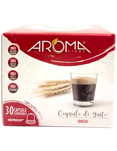 aroma light 30 capsule di gusto - orzo - compatibile nespresso: tuttocasashop.live: altro - bazar
