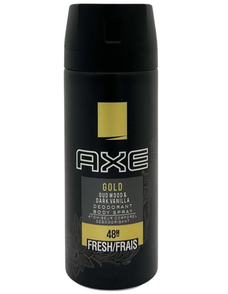 axe deodorante body spray for men - 150ml - gold dark - vaniglia: tuttocasashop.live: igiene e cura della persona