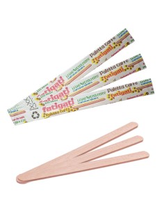 fatigati palette per caffe' in legno - 50 pezzi - imbustate singolarmente: tuttocasashop.live: altro - bazar