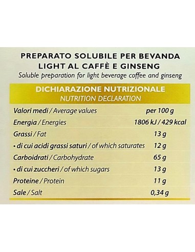 aroma light 30 capsule - ginseng piu' light senza lattosio - dolce gusto: tuttocasashop.live: altro - bazar