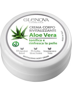 glenova crema corpo rivitalizzante - 120ml - aloe vera - tonifica rinfresca: tuttocasashop.live: igiene e cura della persona