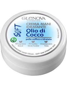 glenova crema mani idratante soft - 120ml - olio di cocco - pelle soffice: tuttocasashop.live: igiene e cura della persona