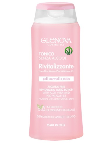 glenova tonico senza alcool rivitalizzante - 200ml - aloe e pro-vitamina b5: tuttocasashop.live: igiene e cura della persona