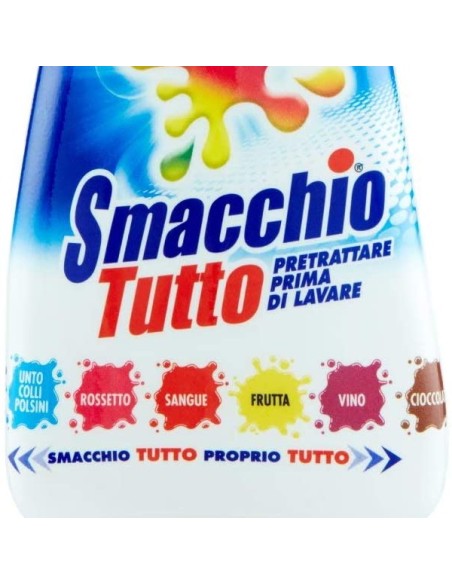 smacchio tutto - 250ml - pretrattante concentrato ad azione rapida: tuttocasashop.live: prodotti per bucato e tessuti