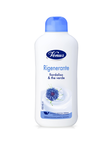 venus bagno doccia crema - 650ml - rigenerante - fiordaliso e the verde: tuttocasashop.live: igiene e cura della persona