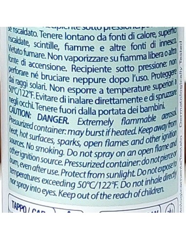 nidra deodorante spray - 150ml - fresh con proteine del latte e bio aloe: tuttocasashop.live: igiene e cura della persona