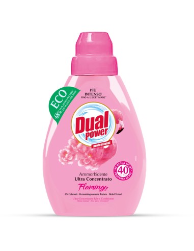 dual power ultra ammorbidente concentrato 24 lavaggi - 600ml - flamingo: tuttocasashop.live: prodotti per bucato e tessuti