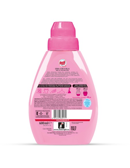 dual power ultra ammorbidente concentrato 24 lavaggi - 600ml - flamingo: tuttocasashop.live: prodotti per bucato e tessuti