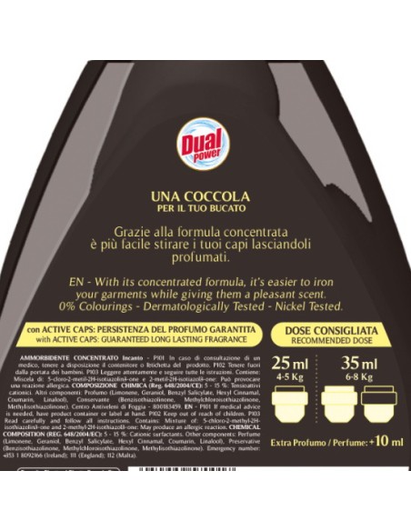 dual power ultra ammorbidente concentrato 24 lavaggi - 600ml - incanto: tuttocasashop.live: prodotti per bucato e tessuti