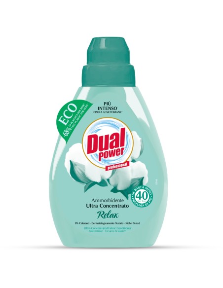 dual power ultra ammorbidente concentrato 24 lavaggi - 600ml - relax: tuttocasashop.live: prodotti per bucato e tessuti