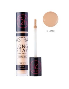 astra long stay concealer - correttore lunga tenuta - spf15 - 03c - almond: tuttocasashop.live: igiene e cura della persona